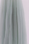 SWAYING/KNIT fishtail patchwork suspender dress SW24SS2L33 light green